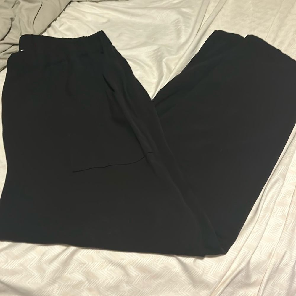 Black Styled By Joe Zee Elastic Waist Pants - Large